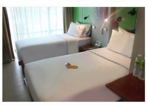 MaxOne Sabang Jakarta Room Type - Max Happiness Twin Bed