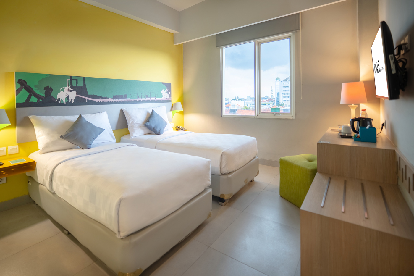 KHAS Surabaya Hotel Room Type - Deluxe Superior Twin