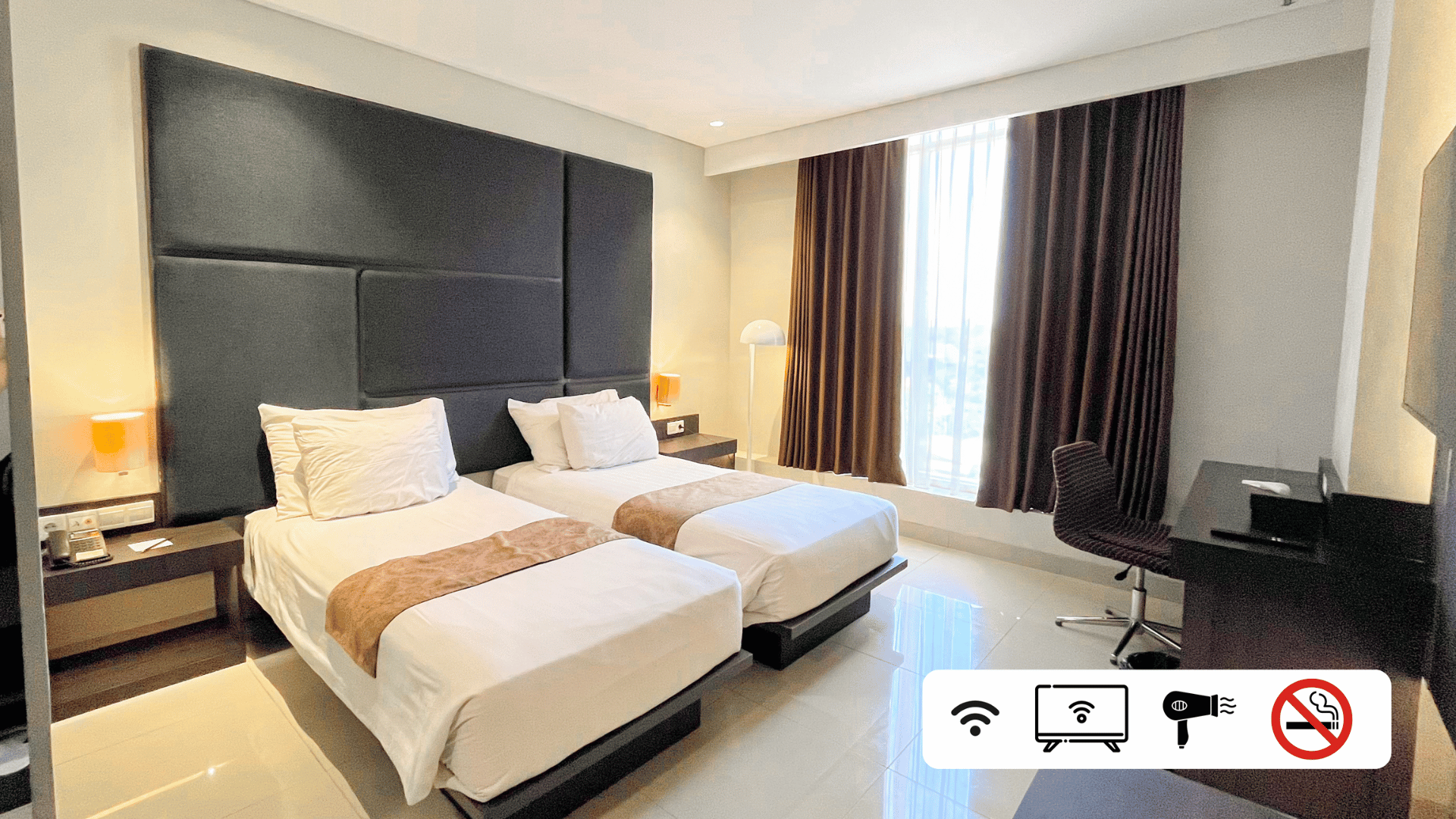 Grandia Hotel Room Type - Deluxe Twin 2 Single Beds