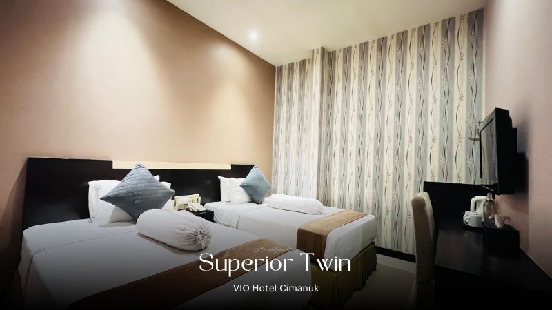 Hotel Vio Cimanuk Bandung Room Type - Superior Twin Bed