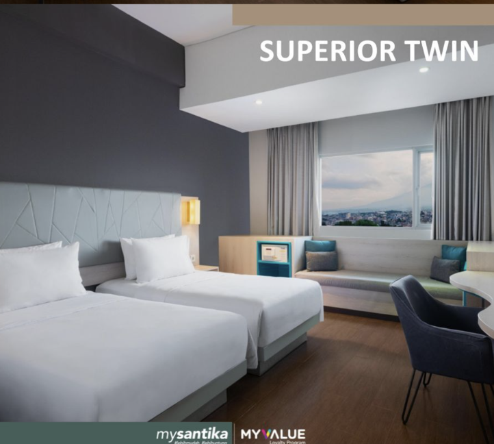 Hotel Santika Bogor Room Type - Superior Twin Room