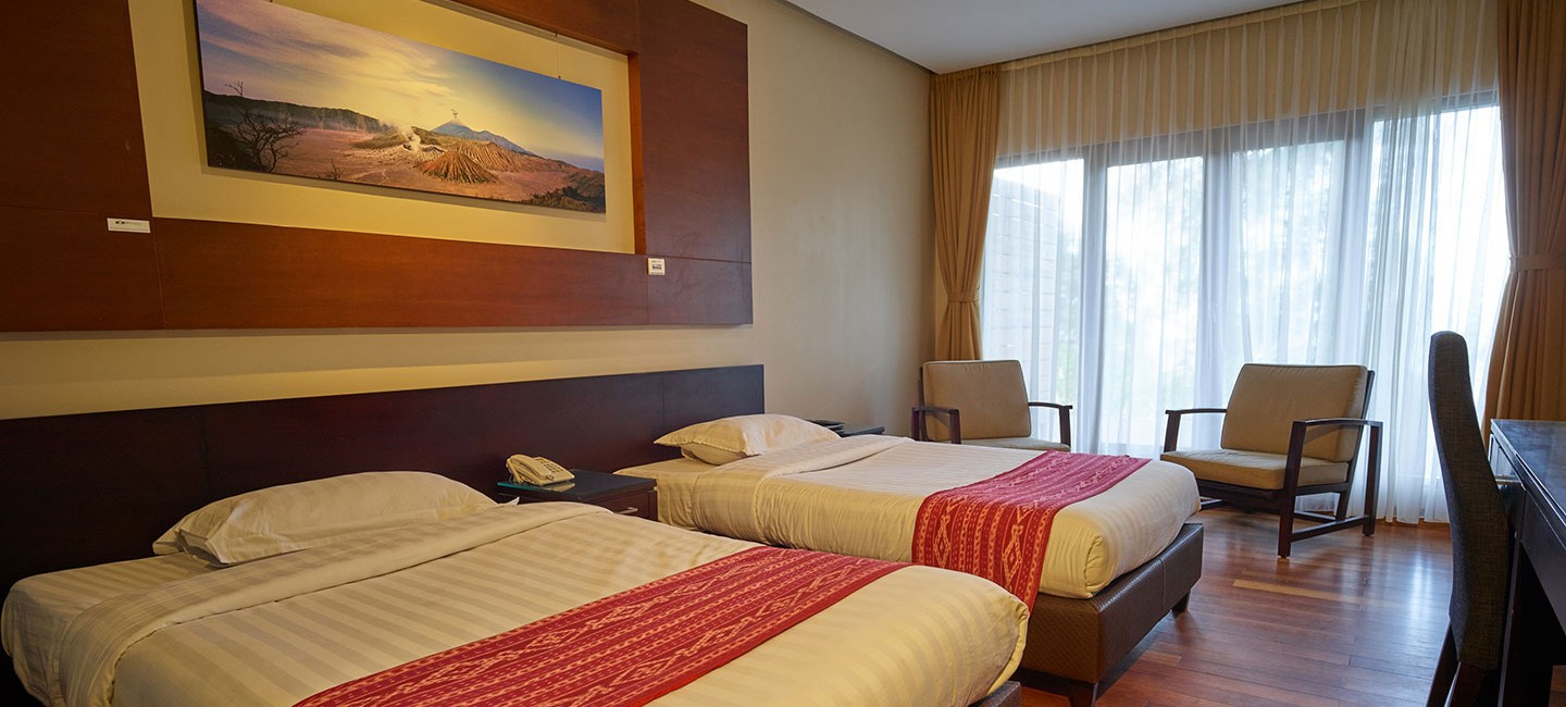 Jiwa Jawa Resort Bromo Room Type - Deluxe Twin Room