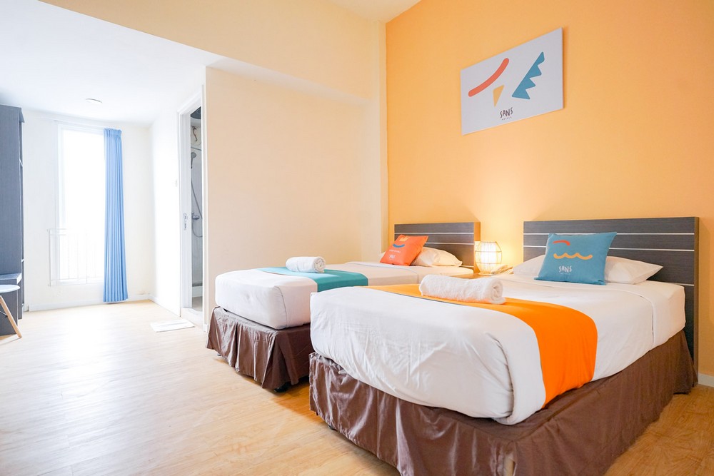 Sans Sunset Point Seminyak Room Type - Deluxe Twin Room
