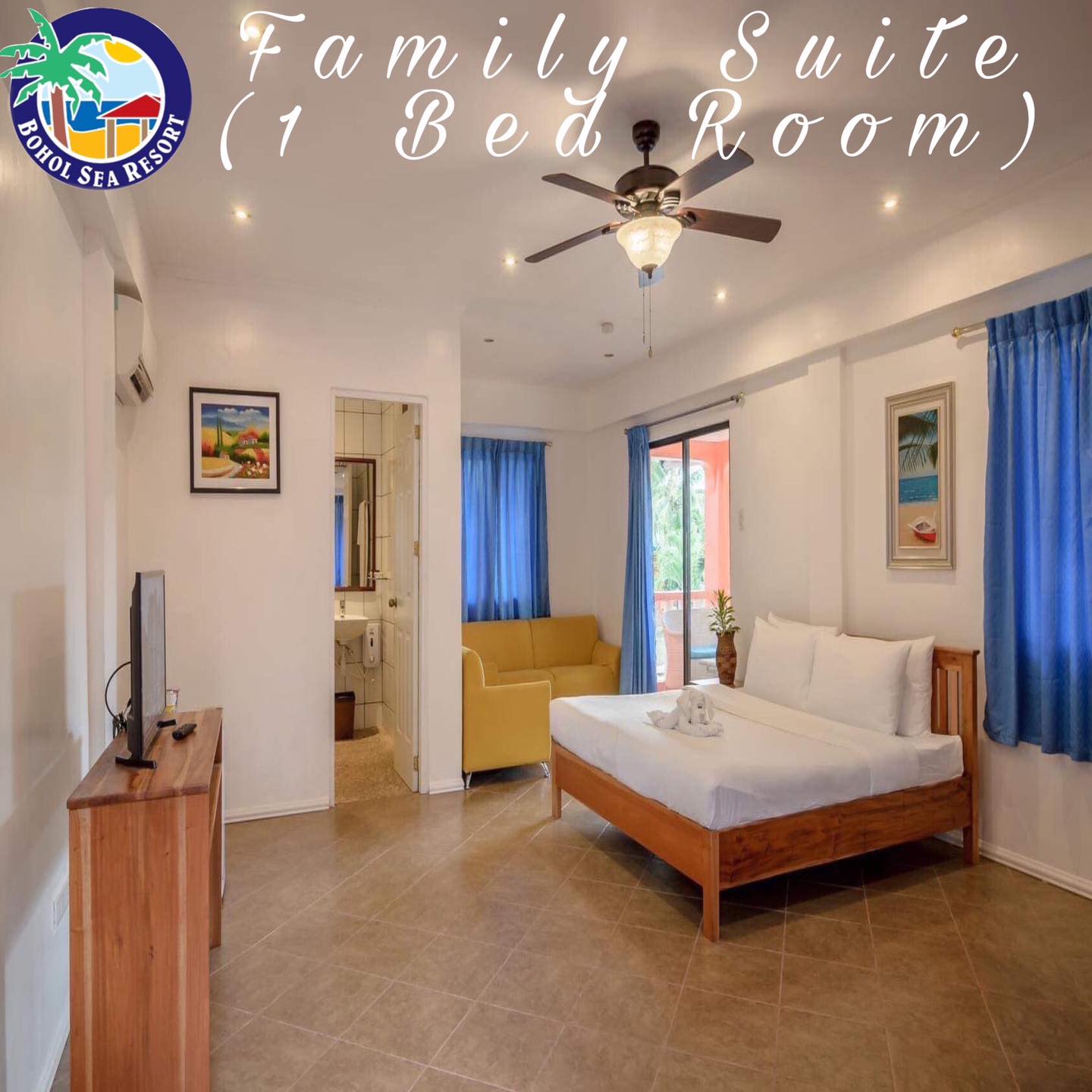 Bohol Sea Resort Room Type - One-Bedroom Family Room