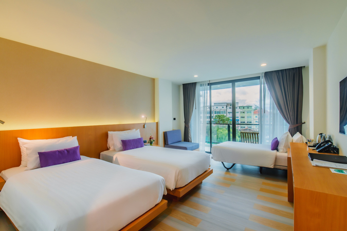 The Lunar Patong Room Type - Family Room - Pool View The Lunar Patong Room Type - Family Room - Pool View